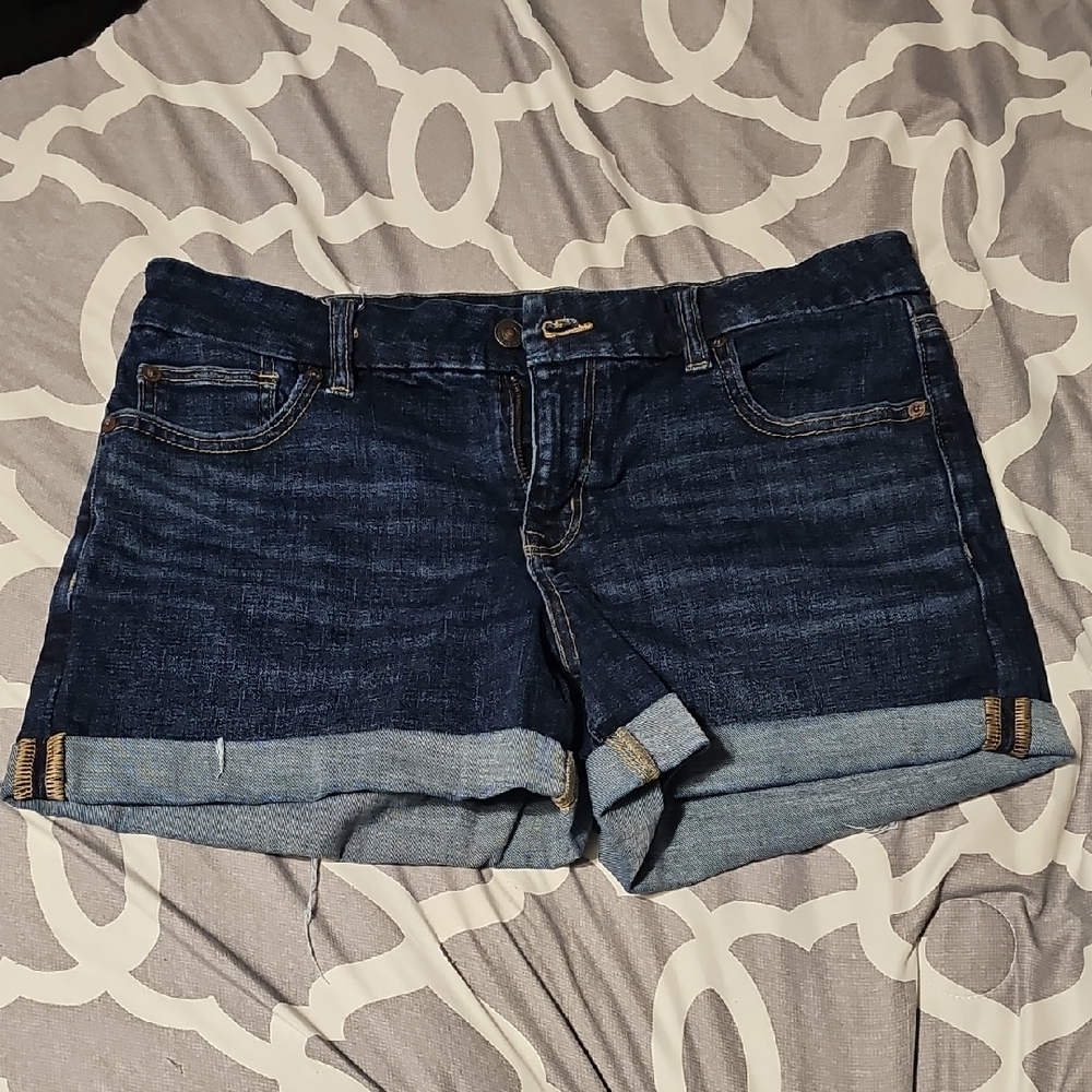 American Eagle Dark Blue Jean Shorts